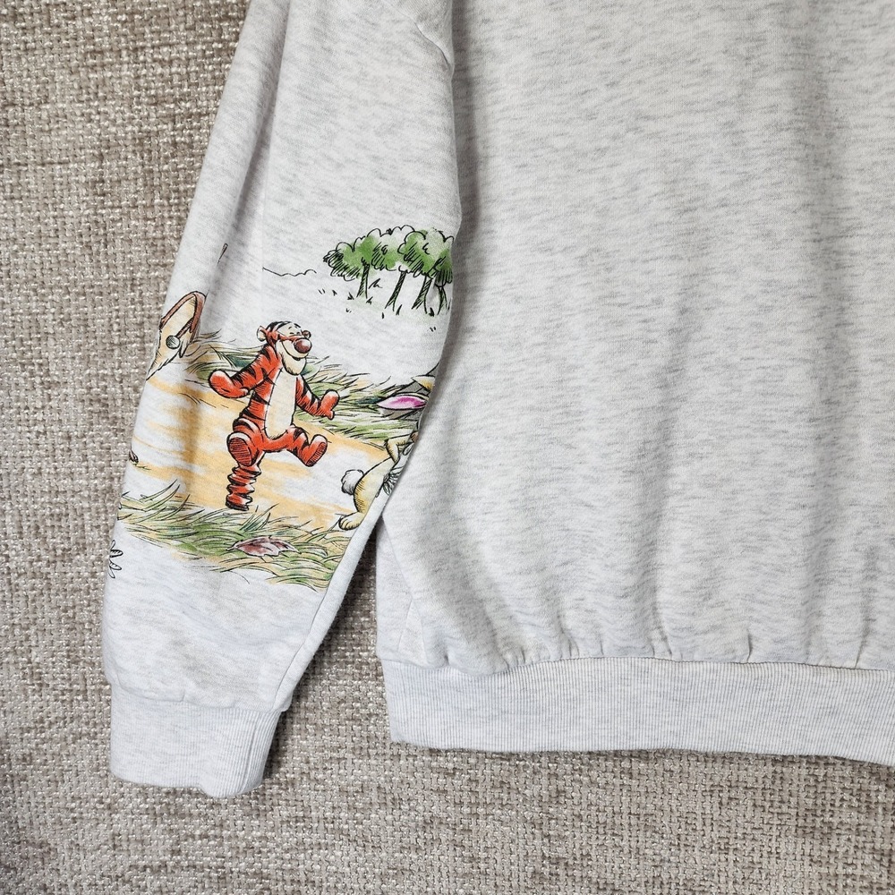 Winnie The Pooh Good Friends Great Adventures Sweatshirt Womens L Gray - Picture 10 of 12